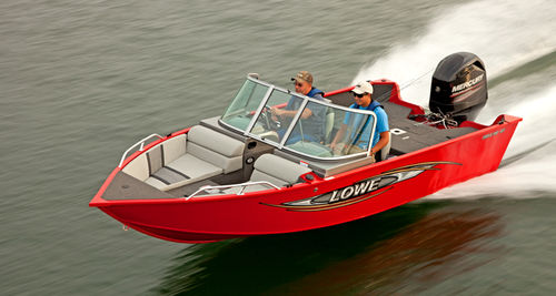 Runabout hors-bord - FS 165 - Lowe - à double console / de ski nautique