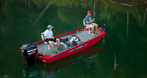 Bass boat hors-bord - STINGER 18 HP - Lowe - à console latérale / de pêche sportive
