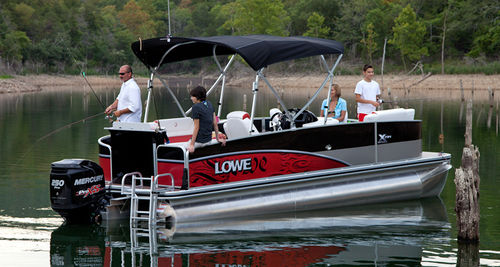 Bateau ponton hors-bord - X234 - Lowe - de pêche sportive / max. 11 personnes