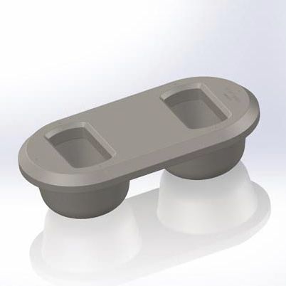 Point d'ancrage pour l'arrimage de conteneur - DF-72(25)-V - International Lashing Systems - fixe