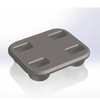 Point d'ancrage pour l'arrimage de conteneur - DF-74(25)-V - International Lashing Systems - fixe