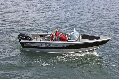 Runabout hors-bord - 2275 BARON - Lund - à double console / bow-rider / de pêche