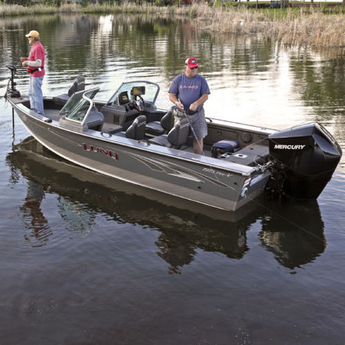Runabout hors-bord - 1975 PRO-V - Lund - à double console / bow-rider / de ski nautique