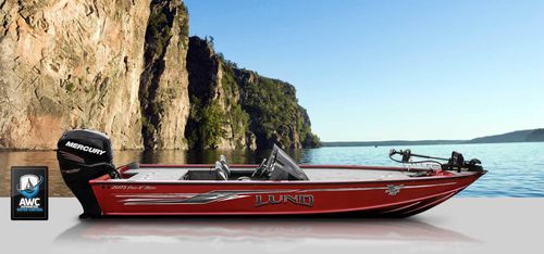 Bass boat hors-bord - 2075XS  - Lund - à double console / de pêche sportive / en aluminium