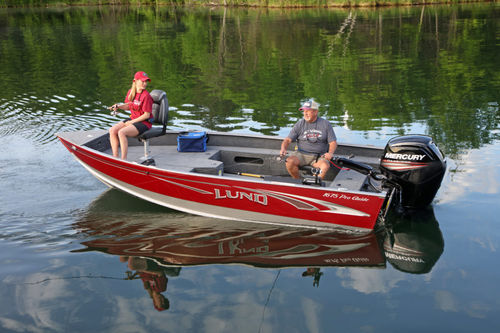 Barque hors-bord - 1675 PRO GUIDE - Lund - de pêche sportive / en aluminium / max. 6 personnes
