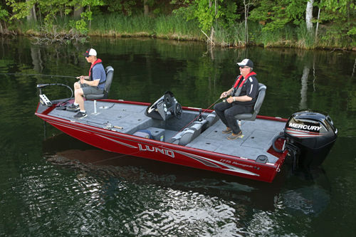 Bass boat hors-bord - 1775 RENEGADE - Lund - à console latérale / de pêche sportive / en aluminium