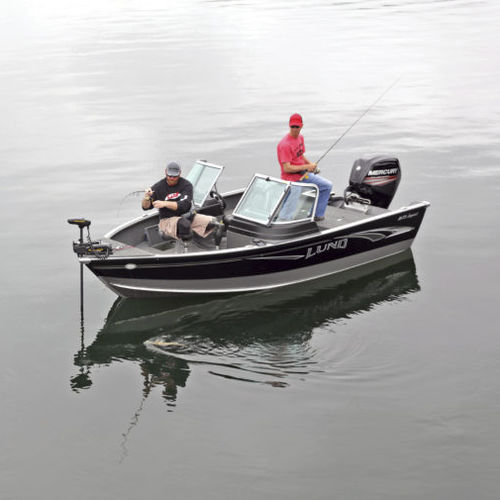 Runabout hors-bord - 1675 IMPACT - Lund - à double console / bow-rider / de pêche sportive