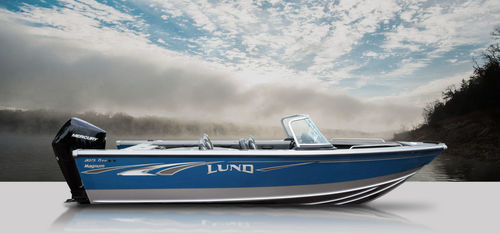 Runabout hors-bord - 2075 TYEE MAGNUM - Lund - à double console / bow-rider / de pêche sportive