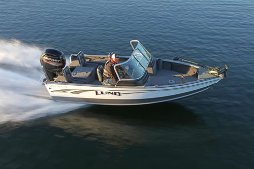 Runabout hors-bord - 1675 IMPACT XS - Lund - à double console / bow-rider / de ski nautique