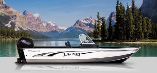 Runabout hors-bord - 1775 IMPACT XS - Lund - à double console / bow-rider / de ski nautique
