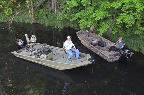 Jon boat hors-bord - 1760 PREDATOR - Lund - de pêche sportive / en aluminium / max. 5 personnes