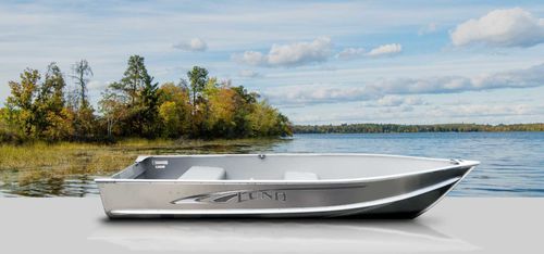 Barque hors-bord - A-14 - Lund - de pêche sportive / en aluminium / max. 3 personnes