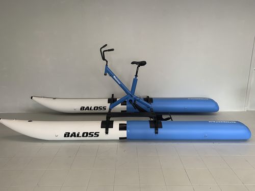 Vélo aquatique 1 personne - New Baloss  - WATERBIKE ITALIA - en aluminium / blanc / bleu