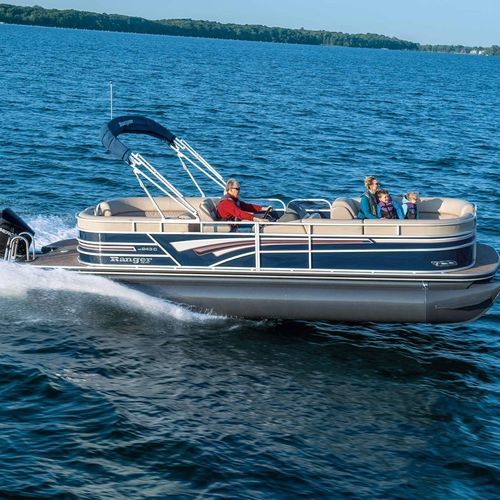 Bateau ponton hors-bord - 243C - Ranger Boats - open / à console latérale / de pêche sportive