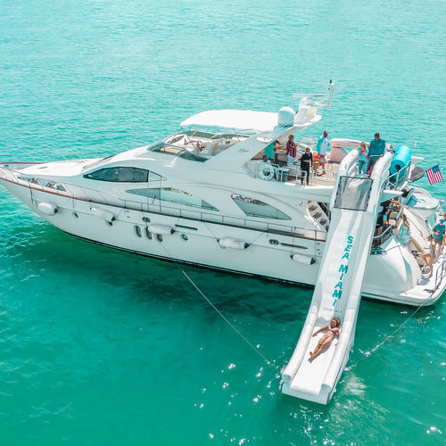 Jeu aquatique toboggan - Yacht Slide 450cm - AquaBanas - pour yacht / gonflable