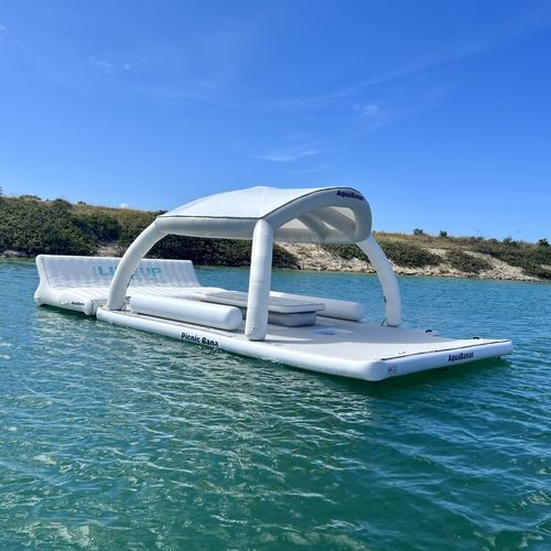 Jeu aquatique plateforme - Picnic Bana™ - AquaBanas - pour base de loisirs / gonflable