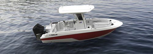 Coque open hors-bord - 223 Fisherman - Wellcraft - à console centrale / de pêche sportive / max. 8 personnes