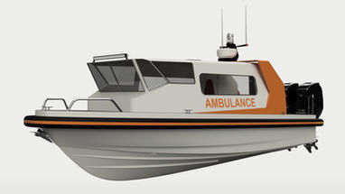 Bateau de recherche et sauvetage - MERCY 8.5 - Arma Craft - bateau de transport de personnel / bateau pompier / bateau ambulance