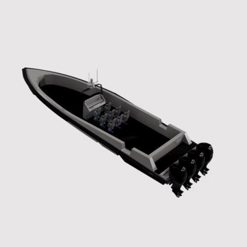 Bateau de surveillance - 18 INTERCEPTOR - Arma Craft - hors-bord / en composite
