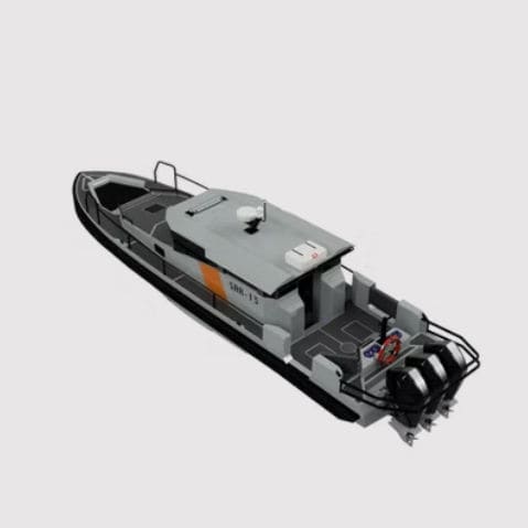 Bateau de surveillance - 13 - Arma Craft - hors-bord