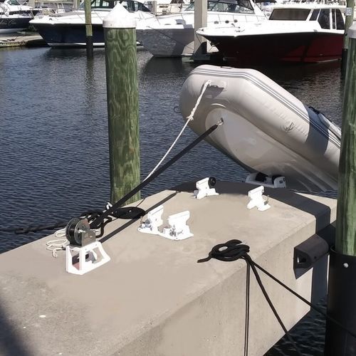 Treuil pour bateau - VCROLLERWINCH - VersaChock - pour bossoir / pour annexe / manuel