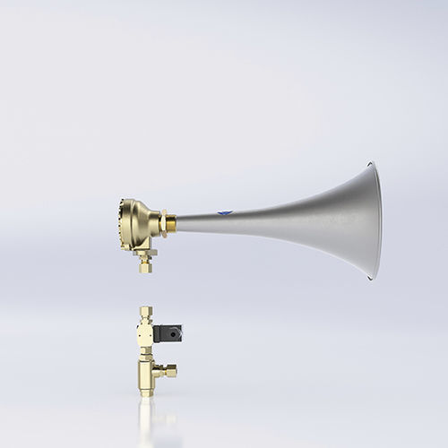 Avertisseur sonore maritime pneumatique - Makrofon M75F/370 HVEF - ZÖLLNER Signal GmbH - pour navire > 20 m et < 75 m / IP56 / d'urgence