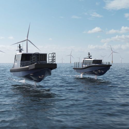 Bateau de transport de personnel - EF-12 CTV - Artemis Technologies - in-bord / électrique / en carbone