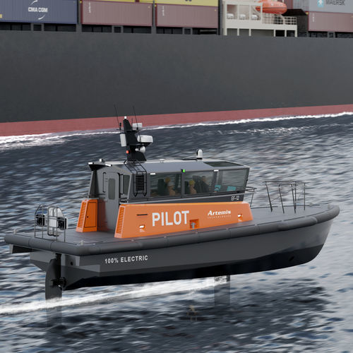 Bateau pilote - EF-12 - Artemis Technologies - in-bord / coque rigide / à foil