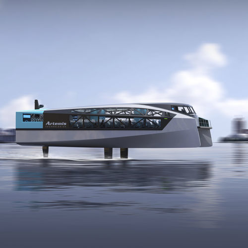 Bateau à passagers - EF-24 - Artemis Technologies - catamaran / diesel / coque rigide