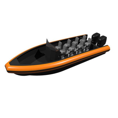 Bateau pneumatique hors-bord - 750 - ARMEN  Initiative - in-bord / diesel / essence