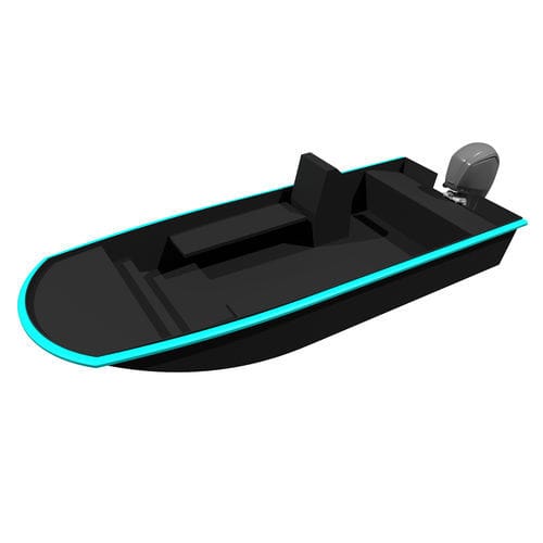 Coque open hors-bord - 580 Skiff - ARMEN  Initiative - électrique / diesel / coque planante