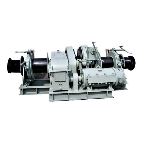 Treuil pour navire - Zhongyuan Ship Machinery Manufacture (Group) Co., - d'amarrage / à moteur électrique / double tambour