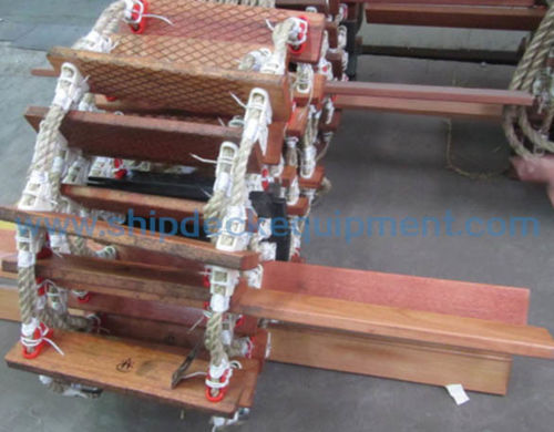 Échelle pour navire - ISO 799 - Zhongyuan Ship Machinery Manufacture (Group) Co., - repliable / d'embarquement / en bois