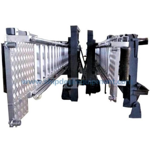 Passerelle pour navire - ISO 5488 - Zhongyuan Ship Machinery Manufacture (Group) Co., - motorisée / en aluminium / avec main courante