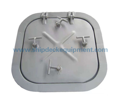 Panneau de cale pour navire - CB/T 3728 D - Zhongyuan Ship Machinery Manufacture (Group) Co., - avec charnière
