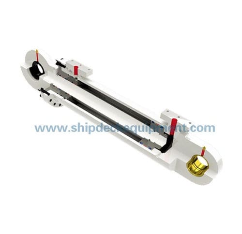 Vérin pour navire - Zhongyuan Ship Machinery Manufacture (Group) Co., - hydraulique / pour direction