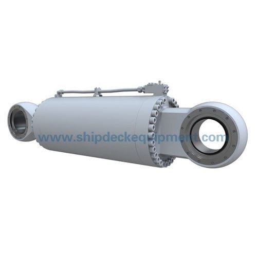 Vérin pour navire - Zhongyuan Ship Machinery Manufacture (Group) Co., - hydraulique / pour panneau de pont