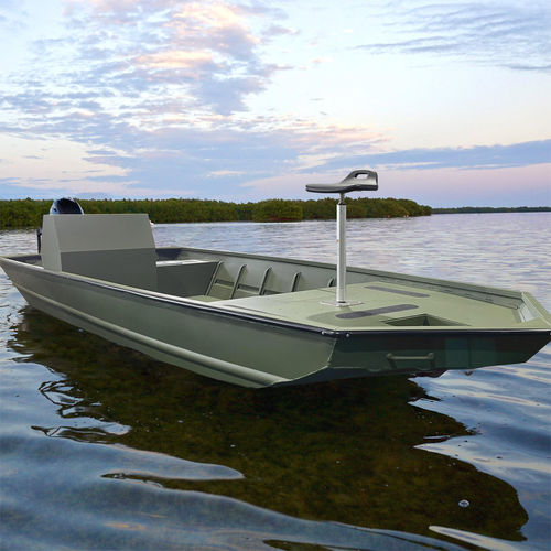 Bay boat hors-bord - aluminum boat - Kinocean® Boat - open / bain de soleil