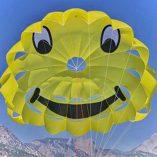 Parachute ascensionnel sur mesure - RP34 FT GALAXY - Risus Parasails - pour vent fort / pour le lancement du bateau / pour le lancement sur la plage