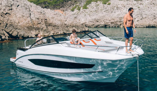 Vedette hors-bord - Flyer 10 - Bénéteau Motorboats - bimoteur / open / à double console