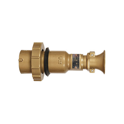 Prise électrique marine - 32A brass plug - Haixing Maritime Electric Group - femelle / mâle