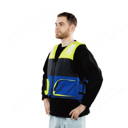 Veste à usage professionnel - HXY-E1 - Haixing Maritime Electric Group - en polyester / sans manches / jaune