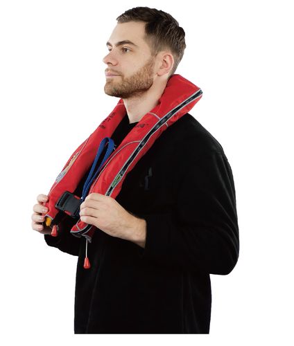Gilet de sauvetage gonflable - HXY-A8 - Haixing Maritime Electric Group - 275 N / unisexe / bleu