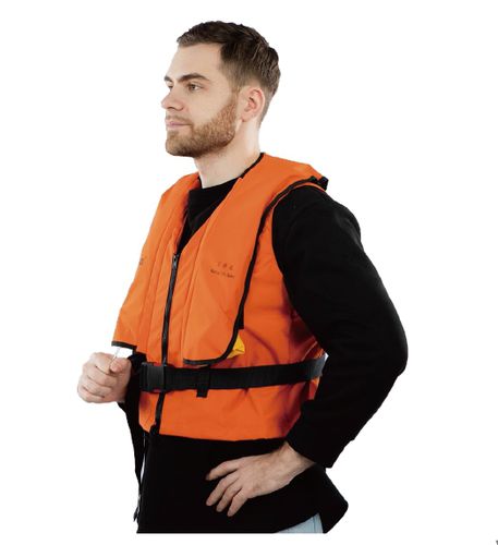 Gilet de sauvetage gonflable - HXY-A10 - Haixing Maritime Electric Group - 100 N / unisexe / orange