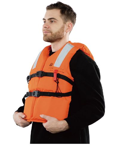 Gilet de sauvetage en mousse - HXY-D1 - Haixing Maritime Electric Group - 75 N / unisexe / orange
