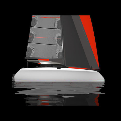Catamaran - Raku 36 - Nautisch Centrum Delfzijl - de course / bout-dehors