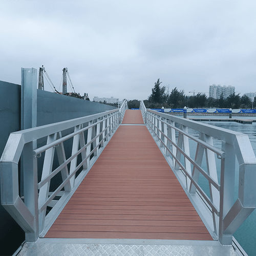 Passerelle pour ponton - Hong Kong Horizon Marine Industry Co. Limited - alliage d'aluminium / avec main courante / sur mesure