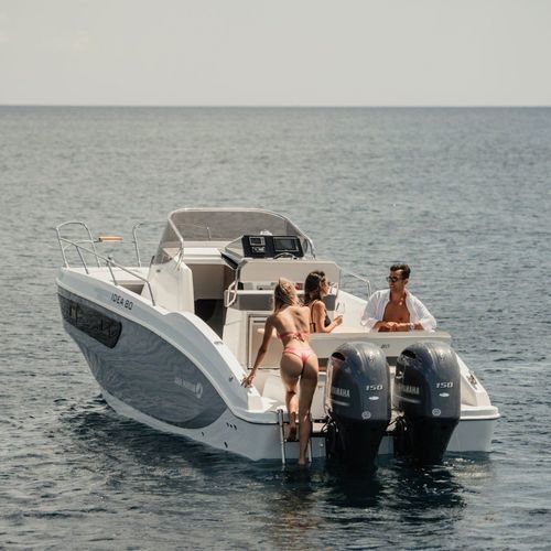 Cabin-cruiser hors-bord - 80  - IDEA MARINE - bimoteur / open / à console centrale