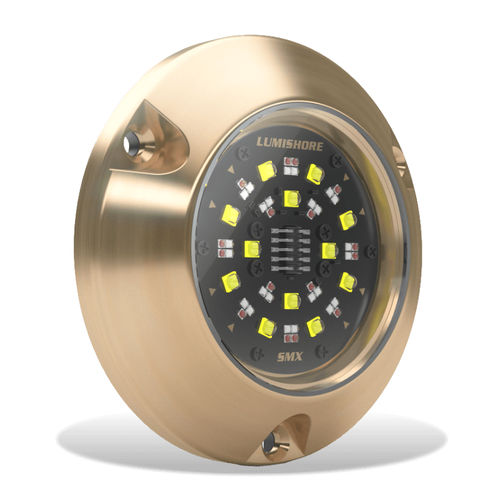 Éclairage sous-marin pour bateau - EOS SMX153 - Lumishore USA LLC - pour yacht / à LED / montage en surface