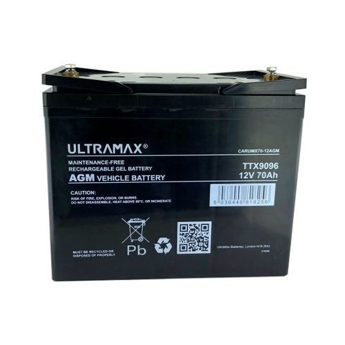 Batterie pour bateau - TTX9096 - ULTRAMAX BATTERIES LIMITED - 12 V / gel / AGM